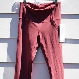 Lululemon Nulu Mesh Panels High Rise HR Tight 25" size 6, yoga legging $118